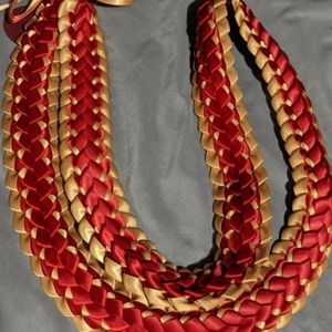 Double Braided ribbon lei